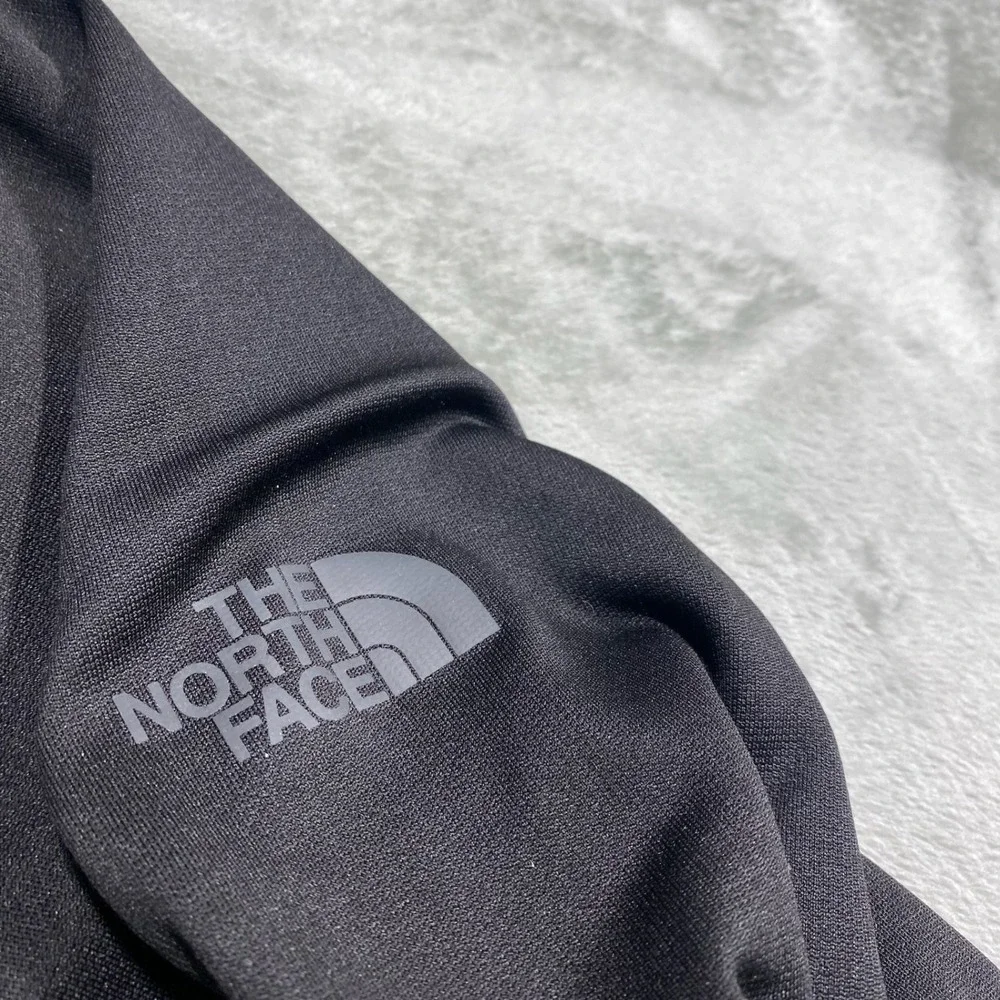 The‎ North Face Full Zip Jacket Mens Medium Black Fleece Lined Lightweight